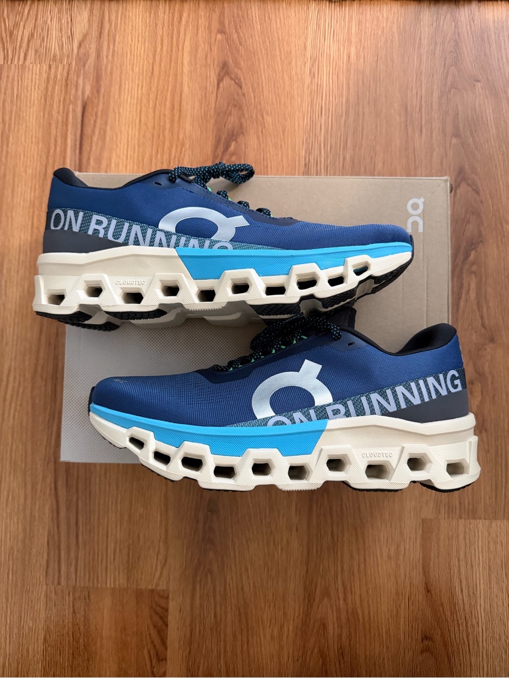 On Cloud Cloudmonster 2 Men’s Running Shoes Blue Tempest Horizon